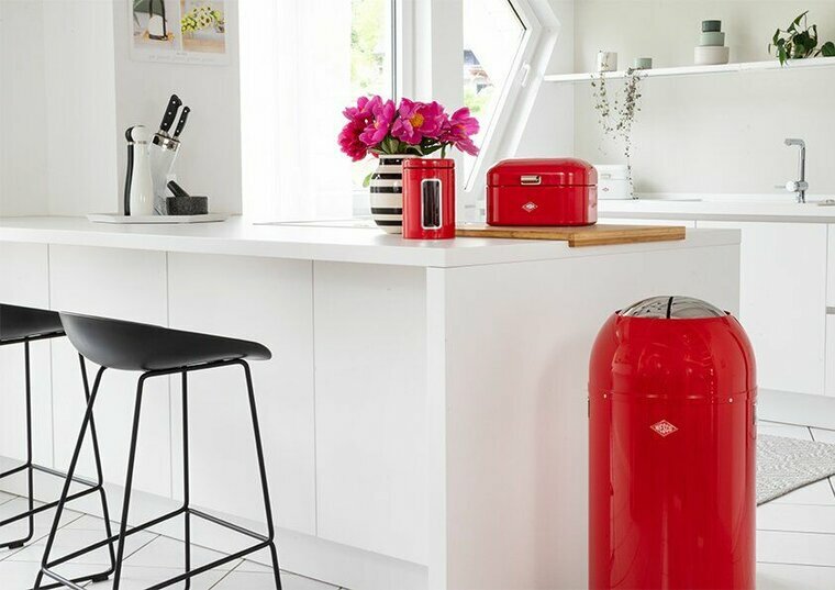 Wesco Single Grandy Voorraadbak rood
