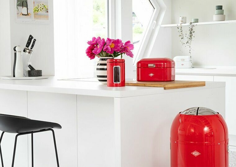Wesco Single Grandy Voorraadbak rood