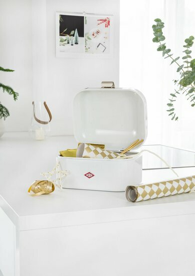 Wesco Single Grandy Voorraadbak wit mat