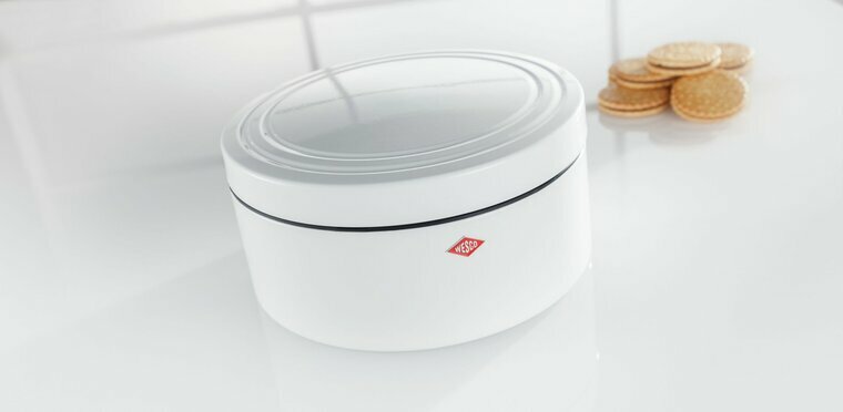 Wesco Koektrommel Classic Line Voorraadbak wit mat