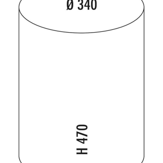 WESCO 8019007 Rondo 6 CH Antraciet - Zwart Mat