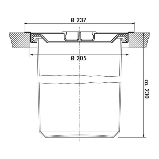 WESCO 8011031 Dassa 4 RVS Kunststof