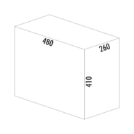 WESCO 8012074 Profiline Double-Boy 410 S/300-2