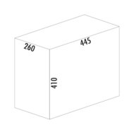 WESCO 8011918 Traditionline Double-Boy 410 ECO/300-2